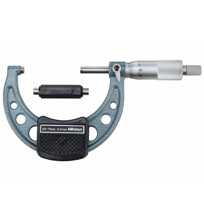Mitutoyo 103-139-10H External Micrometer, Range 50 mm 75 mm