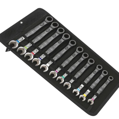 Wera Joker 6000 Series 11-Piece Spanner Set, 8  19 mm, Chrome Molybdenum Steel