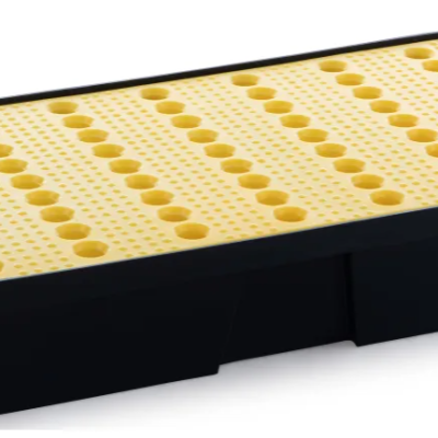 RS PRO Polyethylene Spill Tray with Grate for Industrial Storage, 30L Capacity