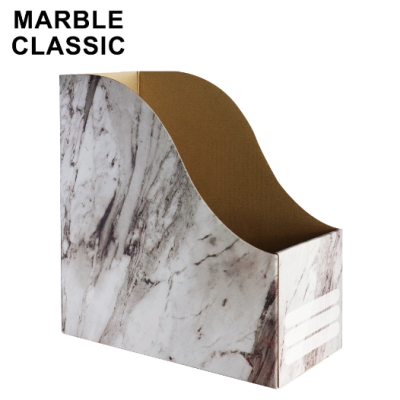 *Foldable Document Magazine Box - MARBLE CLASSIC