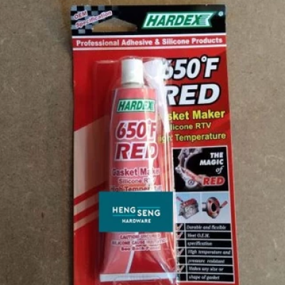 Hardex 650F Red RTV Silicone Gasket Maker