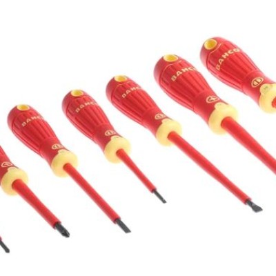 *Bahco B220.017 Pozidriv; Slotted Insulated Screwdriver Set, 7-Piece