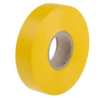 Yellow PVC Electrical Tape, 19mm x 33m