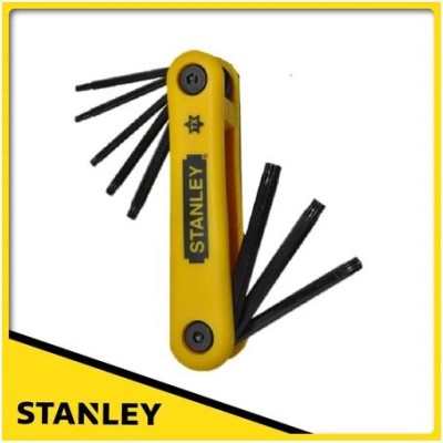 TORX KEY SET - T9, T10, T15, T20, T25, T27, T30, T40,7PCS, L SHAPE, BLACK, RS Stanley 69-263 Hex Key set T9-T40