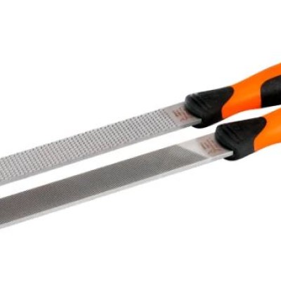 *Bahco 200mm, Bastard, Flat Homeowner File With Soft-Grip Handle