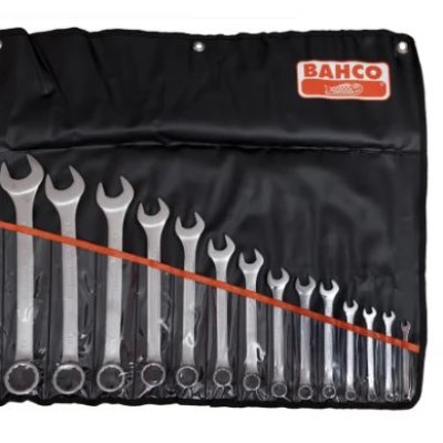 Bahco 111M Series 17-Piece Spanner Set, 8 ? 32 mm, Alloy Steel  111M 17TL