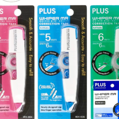 PLUS CORRECTION TAPE REFILLABLE WH-604   WH-605   WH-606 PLUS WHIPPER MR | PLUS CORRECTION REFILL