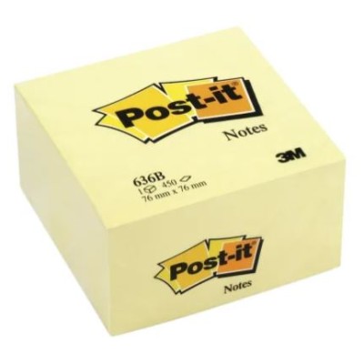 3M Post-it Notes - Yellow 1 X 11 2 consist of  50sheets pad (6pads packet)