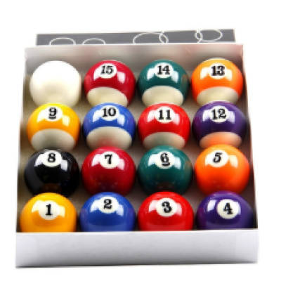 57.15mm 57mm American 16pcs  Set Number Numbered Standard Pool Billiard Resin Ball Balls