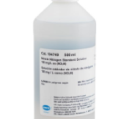 HACH 194749 Nitrogen-Nitrate Standard Solution, 100mg L, 500ml