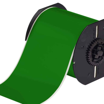 LABEL COLOUR GREEN SIZE 3 INCH WIDTHS