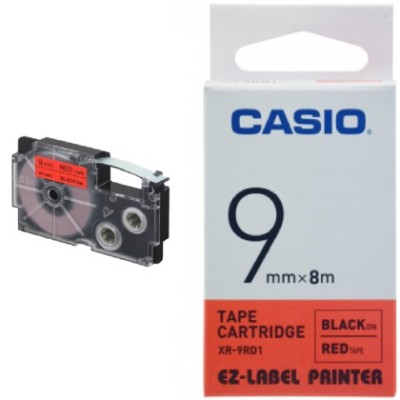CASIO EZ-LABEL TAPE 9MM (RED)
