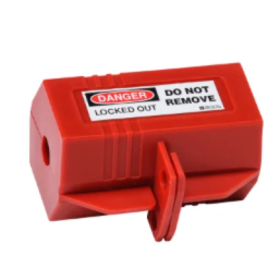 *Brady Red 2-Lock Polypropylene Plug Lockout, 7mm Shackle