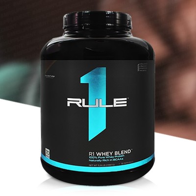 *R1 Whey Blend 100% Whey Isolate 5lbs (68 Servings) - Strawberry & Creme