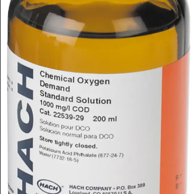 Hach 2253929 COD standard solution, 1000mg L as O2, 200ml