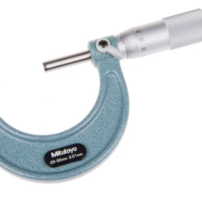 Mitutoyo 103-138 External Micrometer, Range 25 mm - 50 mm