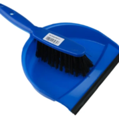 Scoop with brush