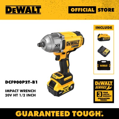 *DeWalt DCF900P2T-XE 18V 5.0Ah XR Li-ion Cordless Brushless 1 2" High Torque Impact Wrench