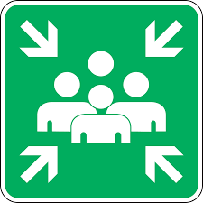 SIGNAGE, ALTERNATE MUSTERING AREA (DELIVERY TO LABUAN AREA ONLY)