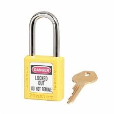 410YLW ZENEX™ THERMOPLASTIC SAFETY PADLOCK