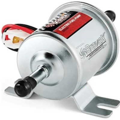 Bravex 2.5-4 Psi Electric Fuel Pump Universal Inline 12V Low-Pressure For Car