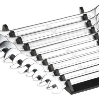 10-Piece Spanner Set, 8 To 19 mm, Chrome Vanadium Steel