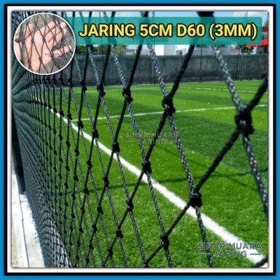Dark Green HDPE Sports Netting 20x2 Meter