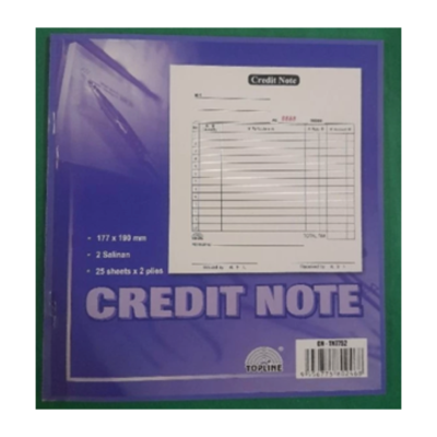 Topline Credit Note (CN-TN-7752)  2PLY X 25'S