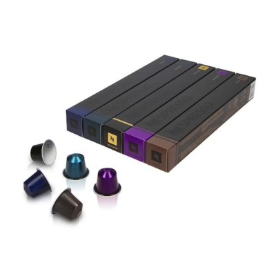 *Nespresso Coffee Capsule Assortment Pack [5-sleeve Pack] - INDULGENT