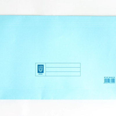 LION Pocket File Manila Card Blue