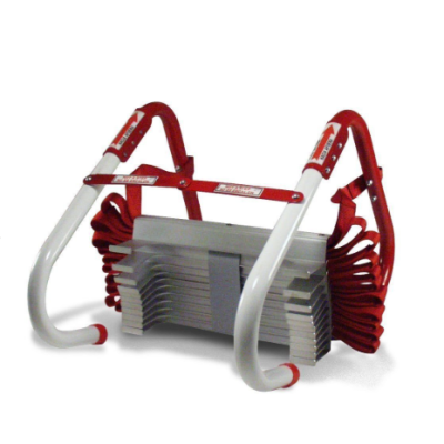 Kidde Fire Escape Ladder, 2-Story Rope Ladder, Extends to 13-Feet, Anti-Slip Rungs