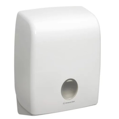Kimberly Clark Plastic White Wall Mounting Paper Towel Dispenser, 320mm x 420mm x 150mm