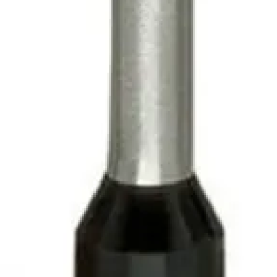 WAGO, 216 Insulated Ferrule, 12 mm Pin Length, 4 mm Pin Diameter, Black from 16 AWG (1000pcs pack)