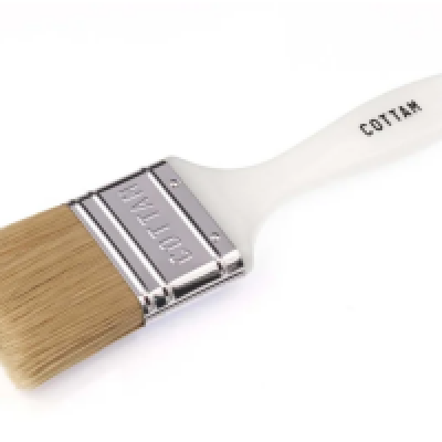 Cottam Medium 50mm Synthetic Paint Brush with Flat Bristles