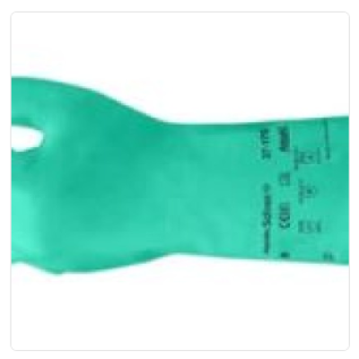 Ansell Solvex 37-176 Nitrile Chemical Resistant Glove Dishwashing Gloves Chemical Glove