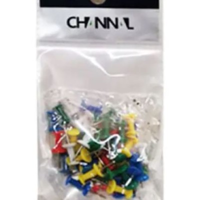 Push Pin DL-047 Assorted Colours 24mm 50pcs
