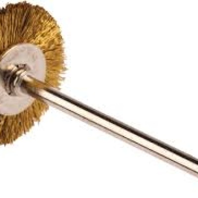 Brass Circular Abbrasive Brush 21.6mm diameter