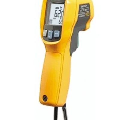 Fluke 62 MAX+ Infrared Thermometer, -30C Min, +650C Max, 1 % Accuracy, C and F Measurements