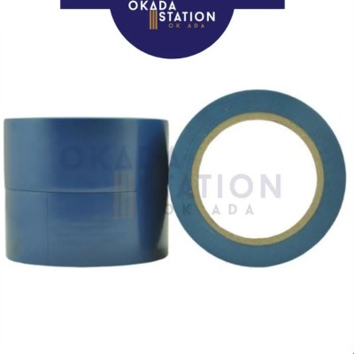OKADA BLUE Floor Tape (48MM)   Marking Tape   Floor Marking Tape   Marking Floor Tape   Pita Lantai Menanda   Hazard Tape #48MM
