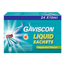 Gaviscon liquid 10ml x24s   /  box