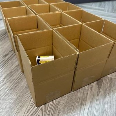 Carton box size 12x12x12 estrofem