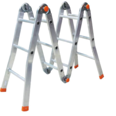 LADDER, FOLDING HEAVY DUTY ALUMINUIM LADDER, 4ft - "A" HEIGHT