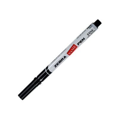 Zebra name pen permanent marker bullet tip Black (1 Box: 10pcs)