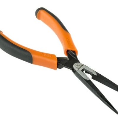 *Bahco Long Nose Pliers, 200 mm Overall, Straight Tip, 74mm Jaw