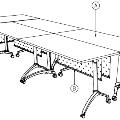 *SWIFT Meeting Table L1500xW750xH740