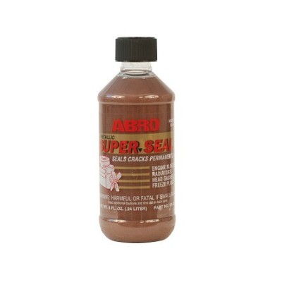 *Abro Super Seal 240mL - Metallic Liquid Copper Glass Engine Block Radiator Gasket Repair Sealant