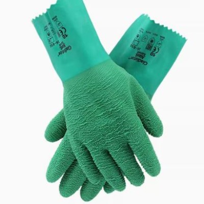 Ansell 16-650 high temperature resistant anti-scalding rubber non-slip gloves 250 degrees heat insulation fish killing kitchen insulation gloves