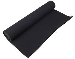 BLACK NEOPRENE RUBBER PAD THK 8MM X 210MM X 300MM