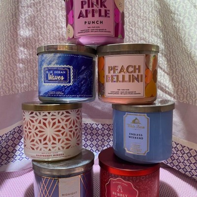*Bath & Body Works 3 Wick Aromatic Candles [3s]