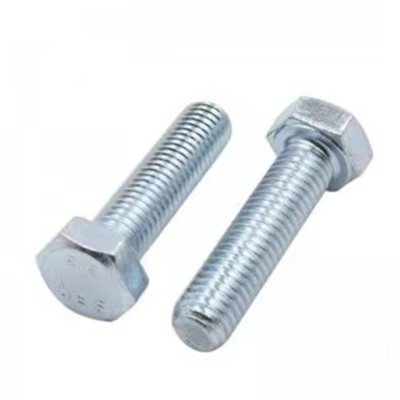 Gr.8.8 DIN933 Hex Bolt-Zinc Plated (Full Thread)